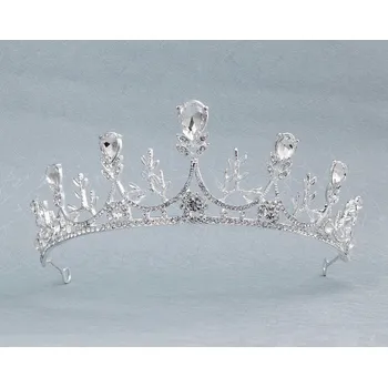 Čelenka B-TOP Svatební korunka do vlasů ROMANTIC BRIDAL - stříbrná Typ: Typ 1