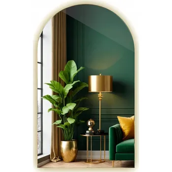 Zrcadlo Podsvícené stylové Zrcadlo pro make-up, neutrální LED, 90 cm