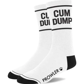 Pánské ponožky Prowler Red Cum Dump Socks, bílé bavlněné ponožky s nápisem