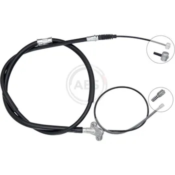 Lanko parkovací brzdy Tažné lanko, parkovací brzda A.B.S. K19831
