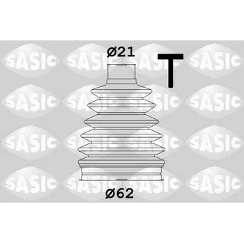 Hřídel nápravy Sada měchů, hnací hřídel SASIC 1904009