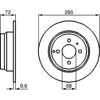 Brzdový kotouč Brzdový kotouč BOSCH 0 986 478 640