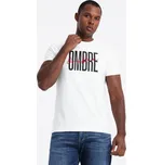 Ombre Clothing Pánské tričko s krátkým rukávem Pihopa bílá XL V1 OM-TSPT-0210