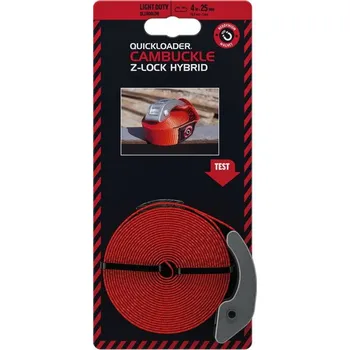 Upínací popruh Popruh se sponou QUICKLOADER® Cambuckle Z – lock Hybrid 800 kg 4 m×25 mm