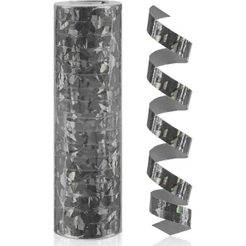 Konfeta Serpentýny hologram černá