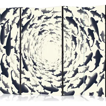 Paraván Paraván - Fish Swirl II Velikost: 225x172 cm, Provedení: Jednostranný