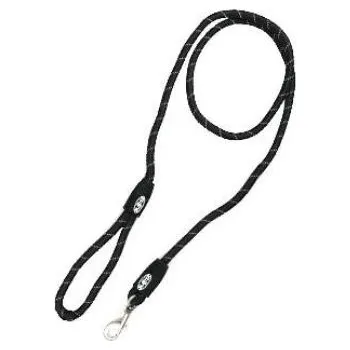 Vodítko pro psa Vodítko BUSTER Reflective lanové 180cm/13mm černé