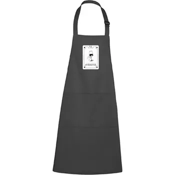Kuchyňská zástěra DOBRÝ TRIKO Zástěra s potiskem Svědkyně tarot Barva: Antracitová