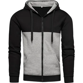 Pánská mikina Recea Pánská mikina na zip Paoraer černo-šedá M