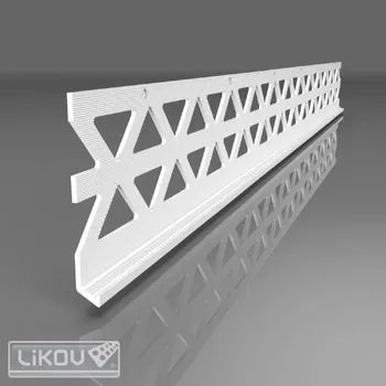 P-B PVC 06/47/2500/lišta ukončovací s okapnicí