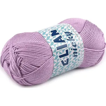 Příze Pletací příze 50 g Elian Nicky - 24 (233) fialová lila