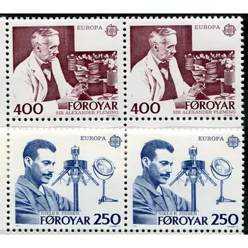 Poštovní známka (1983) MiNr. 84 - 85 ** 2-bl (2) - Faerské ostrovy - EUROPA