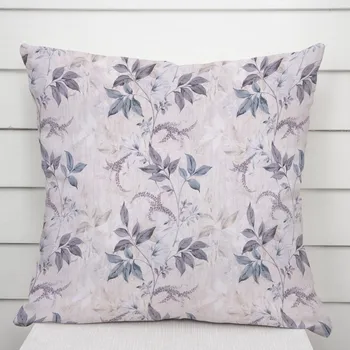 Povlak na polštářek Dekorační povlak na polštář PML-053 Pnoucí lístky na béžovém 50 x 60 cm