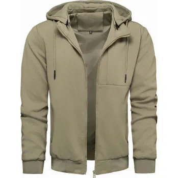 Pánská mikina Recea Pánská mikina s kapucí Eruera zelená M