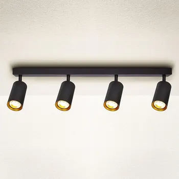 Bodové svítidlo Brilagi - Bodové svítidlo SELE 4xGU10/30W/230V černá/zlatá