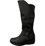 Piccadilly kozačky 117123-1 Barva: Černá, Velikost: 37