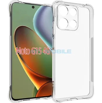 Pouzdro na mobilní telefon Shockproof kryt Shield4U Motorola Moto G15 4G (XT2521) transparentní a zpět 18 Kč s ATC Clubem