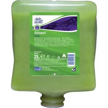 Mýdlo SOLOPOL LIME - Čisticí gel s kukuřičnými granulemi 4x2L