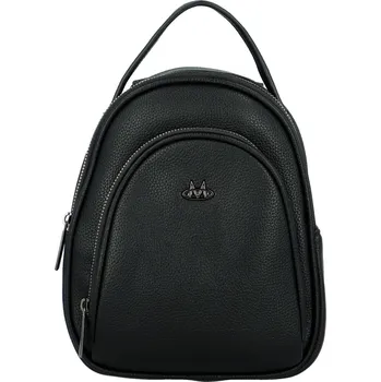 Kabelka Stylový dámský koženkový kabelko-batůžek Fanett, černý