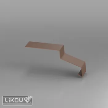 Stavební profil BB-S hnědá/spojka balkonových lišt