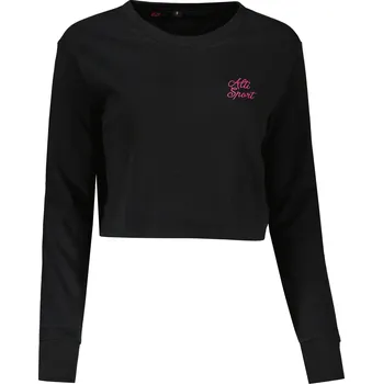 Dámská mikina Dámská crop top mikina ALTISPORT BYB/ALW056BY131 ČERNORŮŽOVÁ 4XL