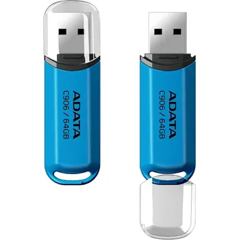 Ukládání dat ADATA C906/64GB/USB 2.0/USB-A/Modrá