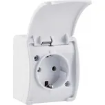 BERGE Jedna hermetická přisazená zásuvka IP44