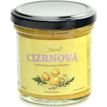 Rostlinná pomazánka Pomazánka cizrnová s provensálským kořením - VEGAN - Seneb 140g