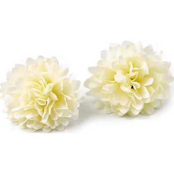 umělá květina Květ chryzantéma 5 cm, krémová