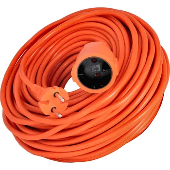 Napájecí kabel Prodlužovací Kabel zahradní FASTER TOOLS 30 m 1 ks zásuvka oranžový