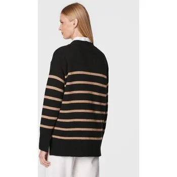 Dámský svetr Ermanno Firenze Kardigan N019EH8 Černá Regular Fit 38