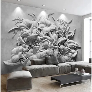 Fototapeta Solution Media 3D tapeta - Reliéfní květy MU3075 3 - 3D Relief - Vliesová tapeta - 320g/m2