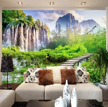 Fototapeta Solution Media 3D tapeta - Vodopád v krajině MU3057 3 - 3D Relief - Vliesová tapeta - 320g/m2