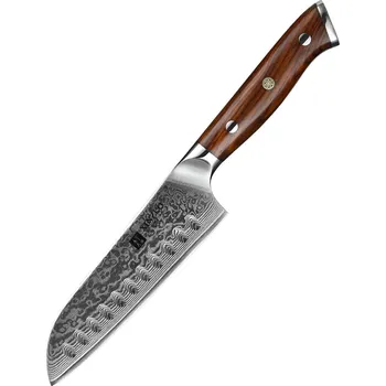 Kuchyňský nůž Santoku nůž XinZuo Yu B13R 5"