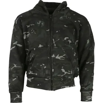 Chlapecké oblečení Mikina dětská s kapucí maskovaná BTP BLACK 9-11