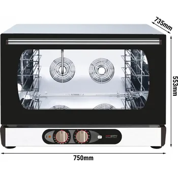 Vestavná trouba G.Gastro Horkovzdušná trouba - ruční ovládání - 4x GN 1/1 nebo EN 60x40