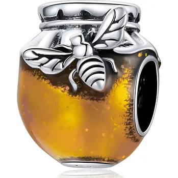 Přívěsek Endy-shop Stříbrný přívěsek korálek medové pokušení