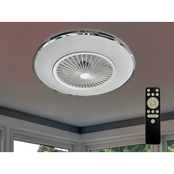 Nástěnné svítidlo LED svítidlo + stropní ventilátor + dálkový ovladač 72W - LCL6352