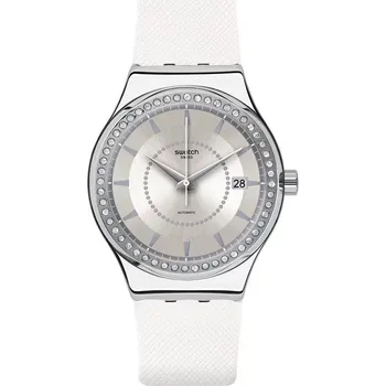 Módní doplněk Hodinky Swatch Sistem51 Irony Snow Automatic YIS406