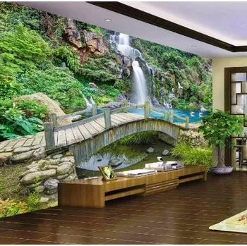 Fototapeta Solution Media 3D tapeta - Horský vodopád MU1181 6 - Samolepící tapeta - 380-450g/m2