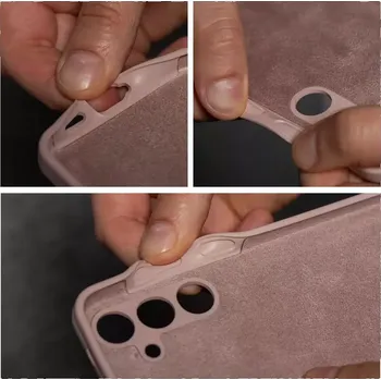 Pouzdro na mobilní telefon Pouzdro SILICONE 2mm pro SAMSUNG A05S pískově růžové