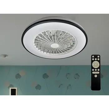 Nástěnné svítidlo LED svítidlo OPAL + stropní ventilátor + dálkový ovladač 48W - LCL6344