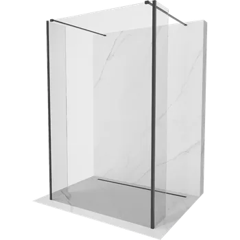 Mexen Kioto volně stojící sprchová stěna 160 x 30 x 30 cm, transparentní, černá - 800-160-030-222-70-00-030 Sprchové stěny