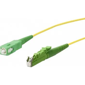 Síťový kabel Optický patch cord Optix 9/125 OS2 E2000-SC APC-APC simplex Délka: 2m