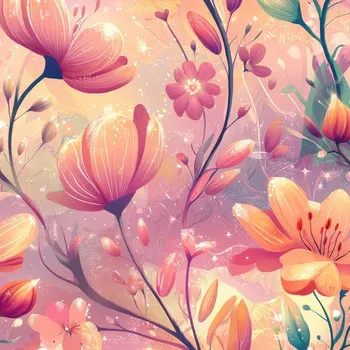 Teplákovina Milano 150 cm pohádkové růžové květy