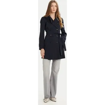 Dámský kabát Marella Trenčkot Roseto 2513021021 Tmavomodrá Regular Fit 42