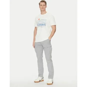 Pánské tričko Napapijri T-Shirt S-Buti NP0A4INM Bílá Regular Fit M