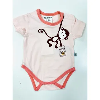 Kojenecký body Jacky Body s krátkým rukávem, opička Velikosti: 80