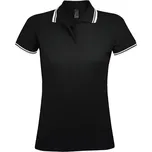SOĽS Pasadena Women Dámské polo triko SL00578 Black / White XXL
