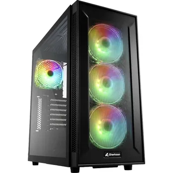 PC skříň Sharkoon TG6M RGB tower PC skříň černá